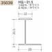 Ϸ SOKEN 35039-2.42m ӥˡ H 祤 HG-21,5 Ĺ2.42m ۥ磻 Ŀ1ġˡ͸ꡦĿԲ