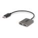 StarTech MST14DP122DP MST ступица (DisplayPort 1.4 подключение / двойной монитор /5K60Hz DP/HDR/Windows только /32cm в одном корпусе кабель )