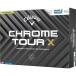  Япония стандартный товар Callaway CHROME TOUR X( Хромированный Tour X ) мяч 2024 год модели Triple грузовик белый 1 дюжина (12 штук входит )