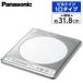 IH варочный нагреватель Panasonic Panasonic встроенный KZ-11C серебряный 31.8cm ширина IH1... предмет температура регулировка 7 -ступенчатый IH обогреватель IH кухонная посуда автоматика горячая вода .. высокая тепловая мощность 