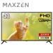 ƥ 43 վƥ ޥ MAXZEN 43 TV ǥܡ¢ ǥ եϥӥ ΢Ͽ դHDDϿ赡ǽ ֥塼ʡ J43CH06 