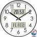  стена настенные часы аналог настенные часы календарь цифровой LCD дисплей тихий звук продолжение секунд игла датчик температуры гигрометр легкий в использовании рекомендация популярный внимание item удобный товары 