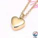  домашнее животное .. колье совершенно водонепроницаемый нержавеющая сталь .. Capsule memorial подвеска Heart type 2 позиций комплект 
