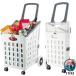  покупка Cart складной портативный большая вместимость 75L THKJ 360° прокрутить вращение колесо покупка Carry покупки еда стоимость товар транспортировка путешествие перемещение для 