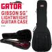 GATOR электрогитара для полужесткий чехол SG модель соответствует Legacy Hybrid Series GL-SG ( гетры нейлоновый EPS салон легкий проект GLSG )( большой багаж )