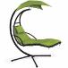 9TRADING Hanging Helicopter Dream Lounger Chair Stand Swing Hammock Chair Canopy Green