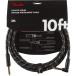Fender ɥ֥ Deluxe Series Instrument Cable, Straight/Angle, 10', B