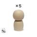  одноцветный герой kokeshi A(.. нет )5 шт высота примерно 7.5cm, диаметр примерно 4.5cm собственное производство kokeshi 