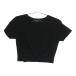 [12727] one way One Way tops F tube top black black short sleeves tops stylish casual simple 