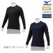  немедленная уплата [ почтовая доставка бесплатная доставка ] Mizuno MIZUNO low шея длинный рукав ( бейсбол антибактериальный дезодорация . грязный )[ унисекс ] мужской нижняя рубашка 12JAAP10 low ne круиз Fit 23ss