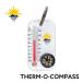  солнечный Company Thermo проигрыватель compass имеется датчик температуры брелок для ключа 