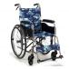 (maki Tec ) EN-50NC EN-50MBL инвалидная коляска самоходный стандарт модель без воздушная шина specification складной сиденье ширина 40cm
