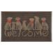  wellcome коврик F. wellcome собака наружный коврик перед дверью 75×45cm Raver коврик резина предотвращение скольжения грязь сбрасывание дверной коврик M5-MGKFGB90147F