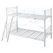 2 уровень bed белый раздел ребенок взрослый труба bed одиночная кровать рама одиночный товар выдерживаемая нагрузка 300kg 2 -ступенчатый высота регулировка ребенок часть магазин M5-MGKIT00364WH