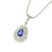 0.535ct �V�R�T�t�@�C�A �l�b�N���X 40cm Pt850/900 �V�i�d�グ�ς� ���v0.45ct �V�R�_�C�� ���f�B�[�X �v���`�i ���� �ꗱ 1�� 1P �������� ����