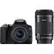 Canon digital single‐lens reflex camera EOS Kiss X10 double zoom kit black EOSKISSX10BK-WKIT
