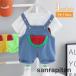  выставить верх и низ в комплекте комбинезон футболка tops низ baby младенец Kids ребенок одежда для мужчин и женщин мужчина девочка короткий рукав вырез лодочкой 