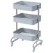 [�R�P] �L�b�`�����S�� �������߉\ �S�̑ω׏d60kg ���b�V���^�C�v �L���X�^�[�t�� ��46�~���s38�~����81cmg �o�X�P�b�g�g���[��