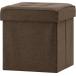  не 2 торговля место хранения табурет стул складной место хранения box сиденье .. подставка для ног ширина 38× глубина 38× высота 40cm Brown tino85853