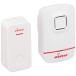  ом электро- машина беспроводной звонок звонковое устройство ( момент departure электро- тип вдавлено . кнопка радиопередатчик +AC тип приемник ) 08-0520 OCH-ECL80 белый 