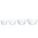 HARIO(�n���I) �Ќ� �{�E�� �ϔM�K���X 4�Z�b�g �}���` �{�[�� �N���A ���{�� KB-2518