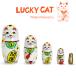matoryo- олень манэки-нэко LUCKY CAT Lucky кошка MIDORI KOMATSU зеленый Komatsu POP модный сюрреалистичность иллюстрации интерьер произведение искусства украшение 