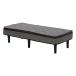  с матрацем bed pillow верх specification semi single Short размер серый цвет карман пружина платформа из деревянных планок рама 