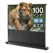  projector screen independent with casters . Pantah graph type 16:9 16 against 9 large screen floor put case attaching 100 -inch 100 type 100-PRS015