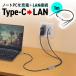 USB Type-C LANѴ֥ 1m ƥ6 RJ45  ӥå PD100W C to LAN MACɥ쥹ѥ롼б ؤλå å奱֥ 500-LAN6KCPD01