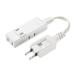  мобильный ответвление удлинитель микро ответвление 4 выход 0.1m белый TAP-M801W