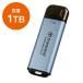 SSD դ 1TB ݡ֥SSD ƥå Transcend ESD300 ֥롼 USB Type-C USB10Gbps USB3.2 Gen2 TS1TESD300C