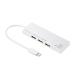 USB Type C combo ступица устройство для считывания карт имеется 3 порт белый (USB-3TCHC16W)