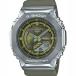 【G-SHOCK】カシオ 腕時計 メンズ 2100シリーズ スリムデザイン シルバー カーキ デジアナ メタルカバード クオーツ  GM-S2100-3AJF【新品】