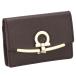 [ новый товар ] Ferragamo FERRAGAMO футляр для визитных карточек футляр для карточек женский 22D198 0758593 GANACHE BRW