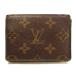  Louis Vuitton футляр для визитных карточек M63801 монограмма Anne veropkaruto*du vi jito б/у комплектация :SA солнечный ya ломбард 