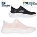  Skechers женский slip in zgo- walk Flex Chris taSKECHERS 125502 low cut спортивные туфли розовый черный BKLV LTPK женщина обувь легкий 