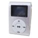 MP3 плеер aluminium LCD экран имеется зажим microSD тип MP3 плеер серебряный x1 шт. / бесплатная доставка почтовая доставка отметка ..