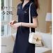  Golf одежда One-piece женский спорт туника Golf One-piece длинный рубашка лето ko-te вентиляция . пот короткий рукав polo A линия красивый .
