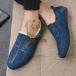  туфли без застежки повседневная обувь обувь для вождения мужской обувь спортивные туфли driving deck shoes low cut под замшу обратная сторона ворсистый легкий кожа обувь 