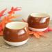  chestnut type creamer 7×H5cm / Cafe tableware milk pitcher milk pot dressing sauce syrup coffee black tea syrup 