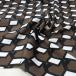 PE fancy вязаный (CHR-0852-2) принт ( Brown ) ткань ширина 150cm количество 1(50cm)400 иен 