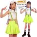  Cheer девушка Kids танцевальный костюм выставить .... tops майка зеленый белый tops Kids Dance hip-hop Корея k-pop костюм девочка юбка зеленый 