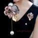  corsage lady's laperu pin adult child combined use flower formal go in . type go in . type wedding presentation brooch pearl Mother's Day present gift csg006