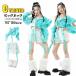 he... tops девочка k-pop костюм Kids танцевальный костюм выставить hip-hop off плечо tops девочка белый брюки короткий брюки нога покрытие Dance ki