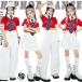  Cheer Cheer девушка красный цвет красный белый брюки-карго футболка юбка .... рубашка-поло выставить jazz Корея k-pop девочка Kids танцевальный костюм Jazz da