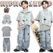  серый Kids танцевальный костюм выставить мужчина девочка лучший Denim брюки футболка привлекательный Street . рука Корея K-POP группа одежда отвечающий 
