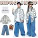  рисунок рубашка общий рисунок Denim Kids танцевальный костюм девочка мужчина шт .. симпатичный выставить tops брюки casual рубашка Dance Dance одежда верх и низ в комплекте hi