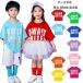 [15%OFF купон ] танцевальный костюм Kids Dance короткий рукав футболка Red Bull - orange желтый зеленый темно-голубой лиловый розовый роза студент детский сад начальная школа 
