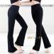  Kids Dance брюки тренировка брюки ребенок брюки чёрный flare pants девочка мужчина танцевальный костюм латиноамериканский Dance Jazz Dance длинные брюки mo Dale ткань хлопок ткань надеты 