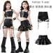 [15%OFF купон ] Kids танцевальный костюм шорты девочка шорты PU юбка sexy, симпатичный .... tops чёрный лучший hip-hop Cheer девушки 